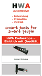 Mobile Screenshot of hwa-scope.de